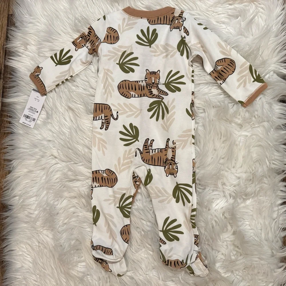 Carter’s Baby Boys‎ 6M Tiger Jungle Footed Sleeper Pajamas NWT